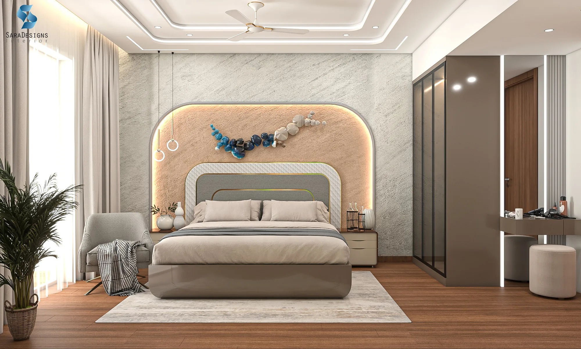 Master Bedroom TV Unit